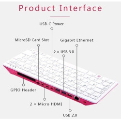 KIT-3C  Raspberry Pi 400 (4GB RAM) - Complete SET
